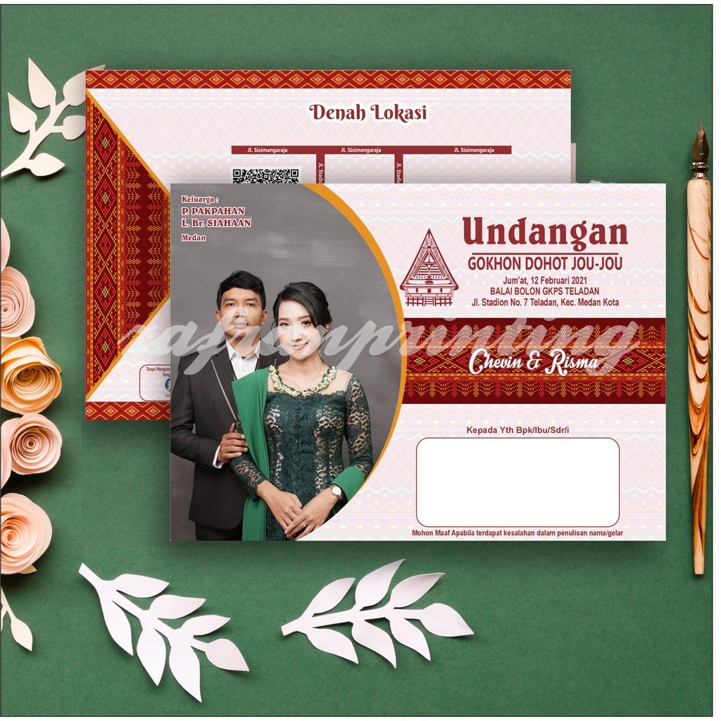Jual Undangan Batak Pernikahan Murah Cantik | Shopee Indonesia