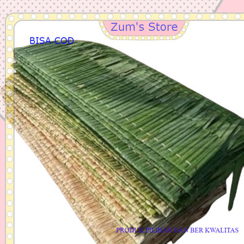 Jual Atap Daun Rumbia Dahon Gazebo Natural murah | Shopee Indonesia