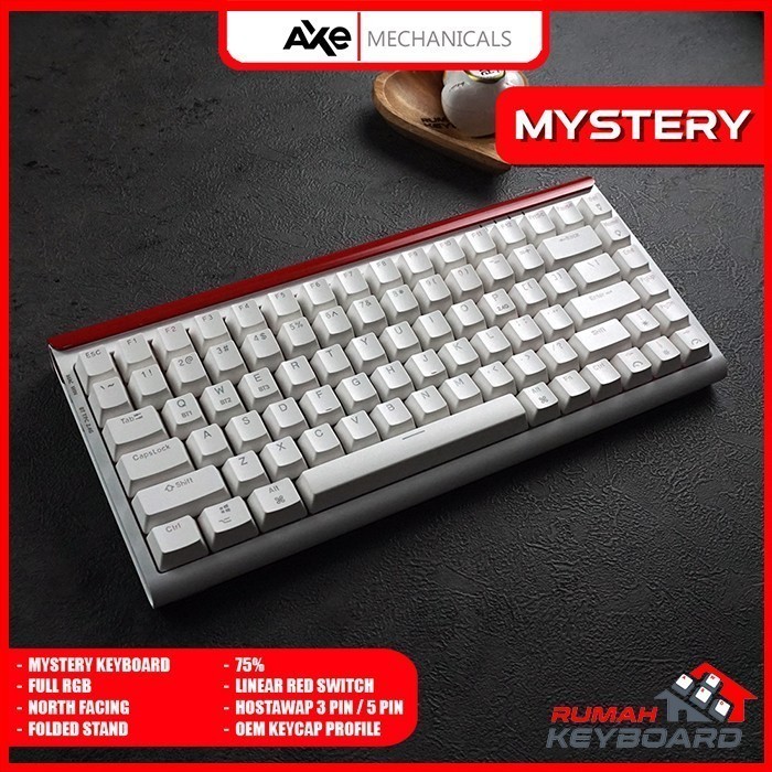 Jual AXE MECHANICALS - MYSTERY 75 - 75% - Rgb - Hotswap - 2 Mode ...