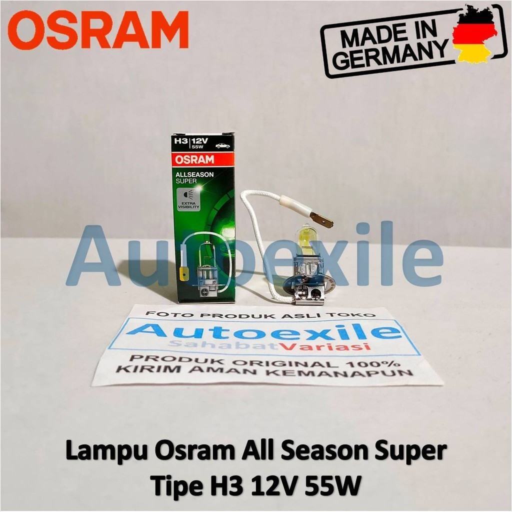 Jual Osram All Season Super H3 12V 55W 64151ALS Kuning Original ...
