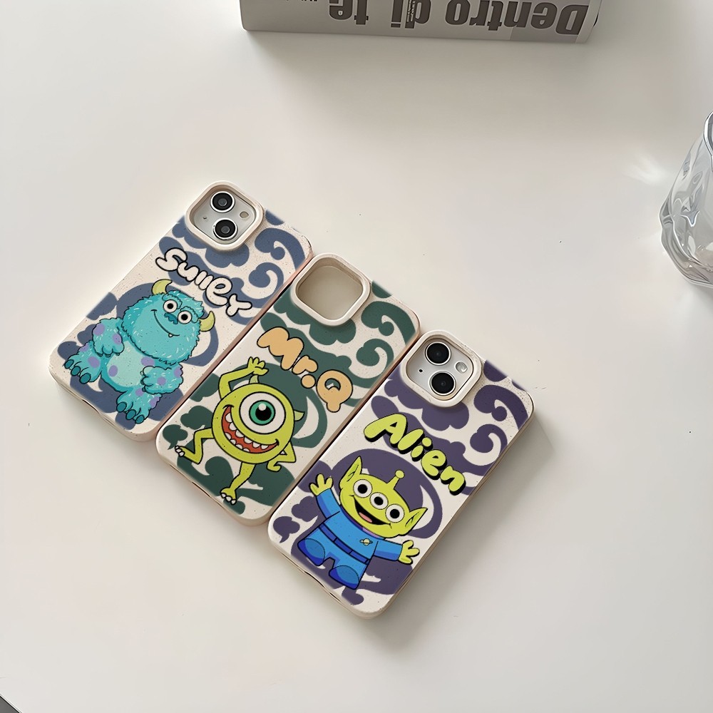 Jual CASE Case Mr.Q Monster iPhone 7 8 6 6S Plus 11 13 12 Toys Aliens ...
