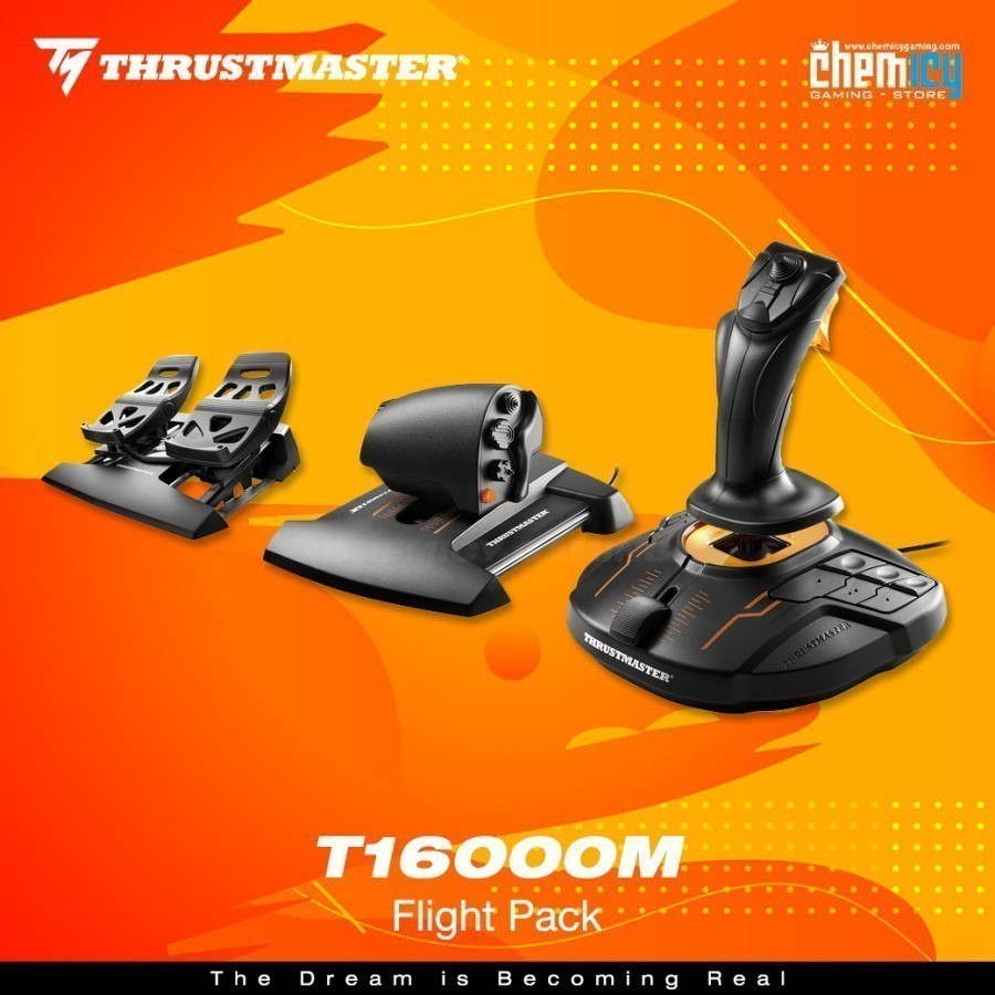 Jual Thrustmaster T16000M Flight Pack | Shopee Indonesia