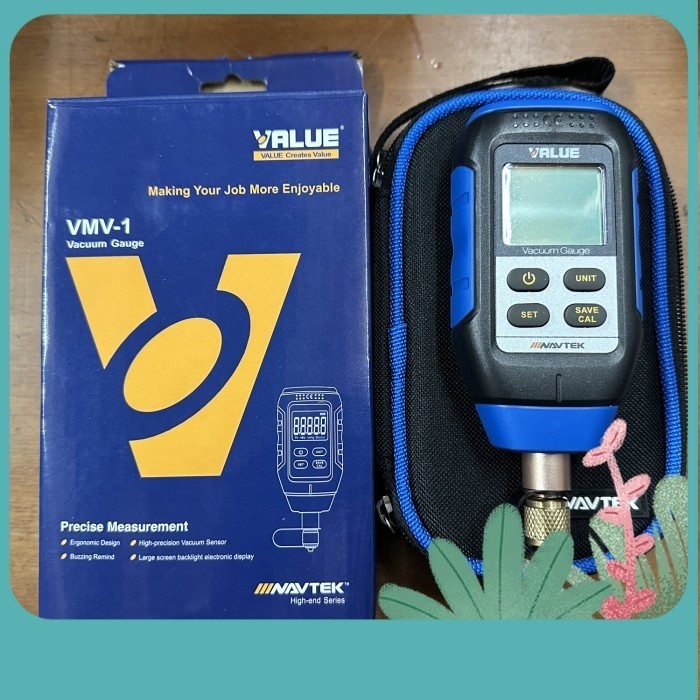 Jual Digital Vacuum Gauge Value / Vacuum Pump Digital Value Vmv1