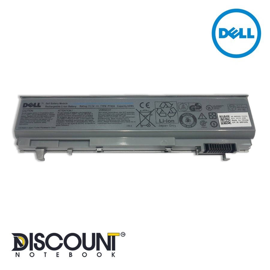thumbnail image 2 of 6/9 Cell Laptop Battery For Dell Latitude E6400 E6410 E6500 E6510 & Precision – 5200/7800 MAh 2 of 2