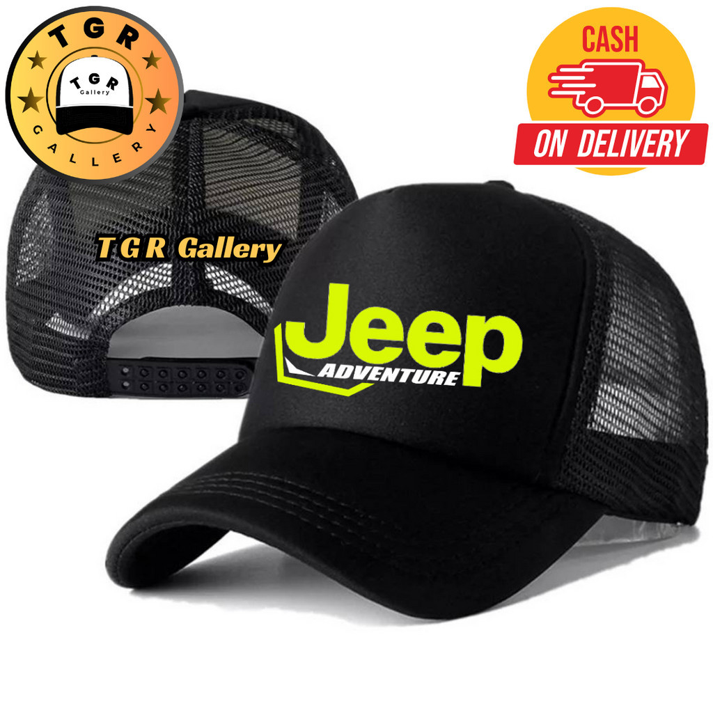 Jual TGR Gallery Topi Trucker JEEP ADVENTURE Topi Distro JEEP