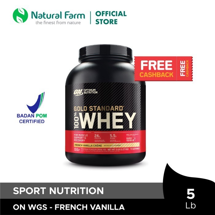 Optimum Nutrition Gold Standard 100% Whey Protein Powder, French Vanilla Creme, 2 Pound (Packaging May Vary) in Kenya | Whey