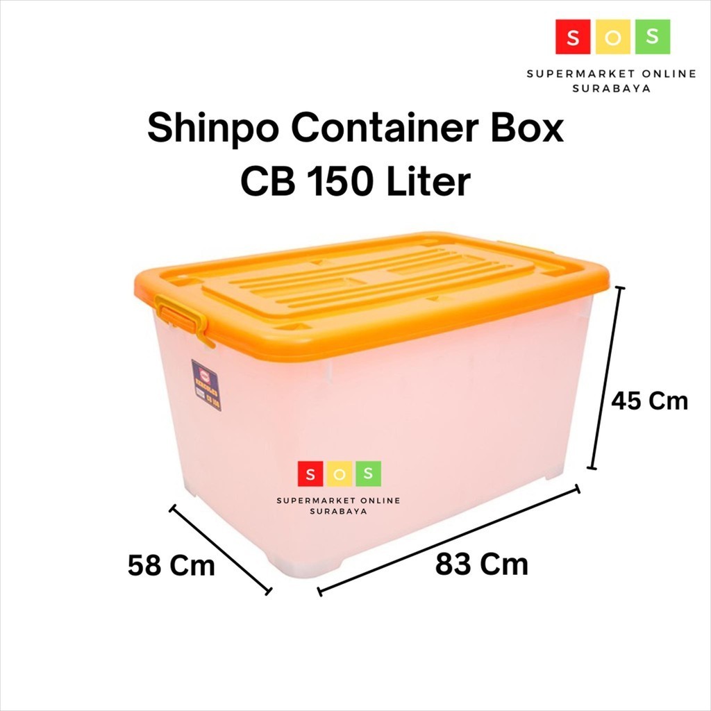 Jual Shinpo Container Box CB 30 45 55 60 95 130 Gojek Only | Shopee ...