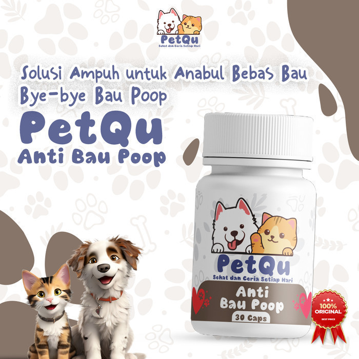 Jual Rekomendasi Dokter Hewan Anti Bau Poop Suplemen Penghilang Bau ...