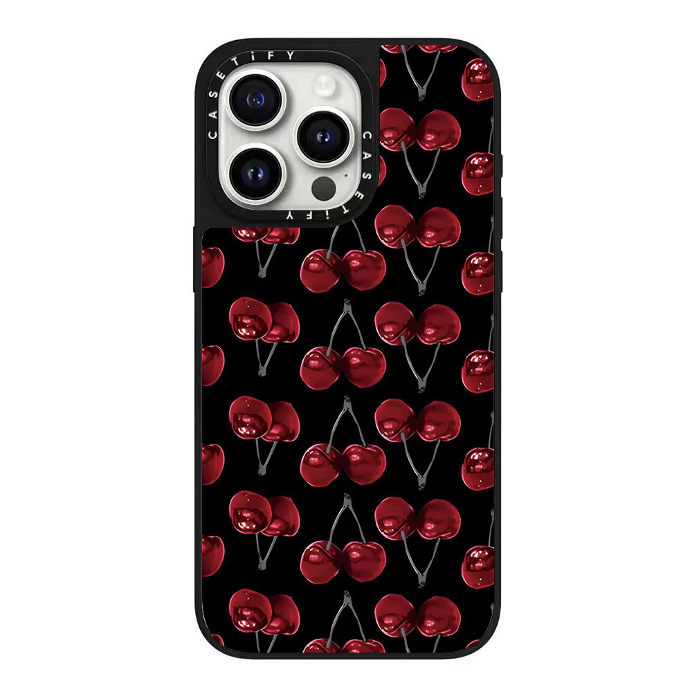 Jual CASETIFY Black Mirror Red Cherry Phone Case for IPhone 16 Promax ...