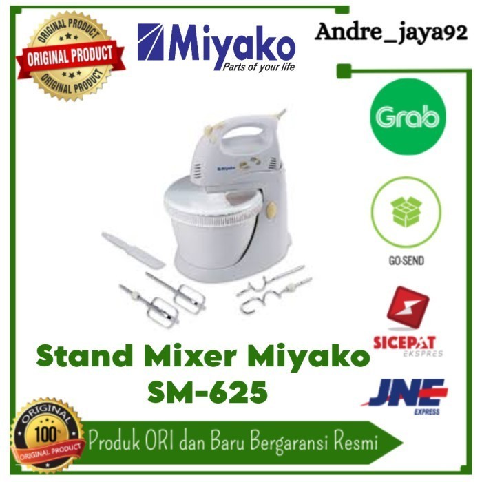 Jual Stand Mixer Miyako SM-625 Kapasitas 3.5 Liter | Shopee Indonesia