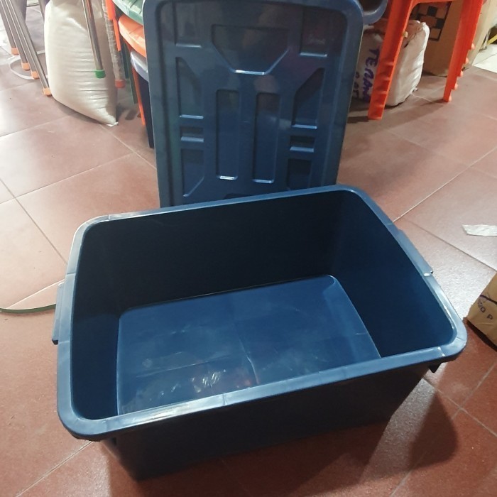 Jual Container biru Phylia 050/ Box penyimpanan barang (biru) | Shopee ...