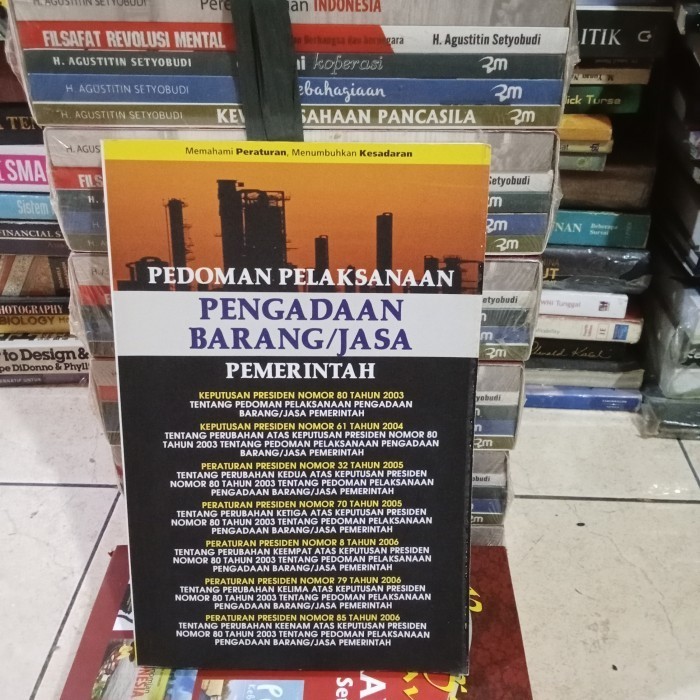 Jual ORI BUKU PEDOMAN PELAKSANAAN PENGADAAN BARANG/JASA PEMERINTAH ...