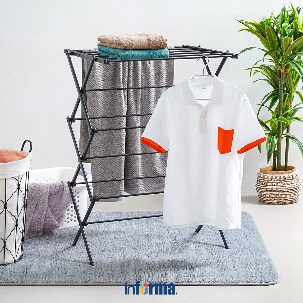 Jual Informa 75x60x103 cm Gretta Jemuran Baju - Hitam Tempat Jemur Baju ...