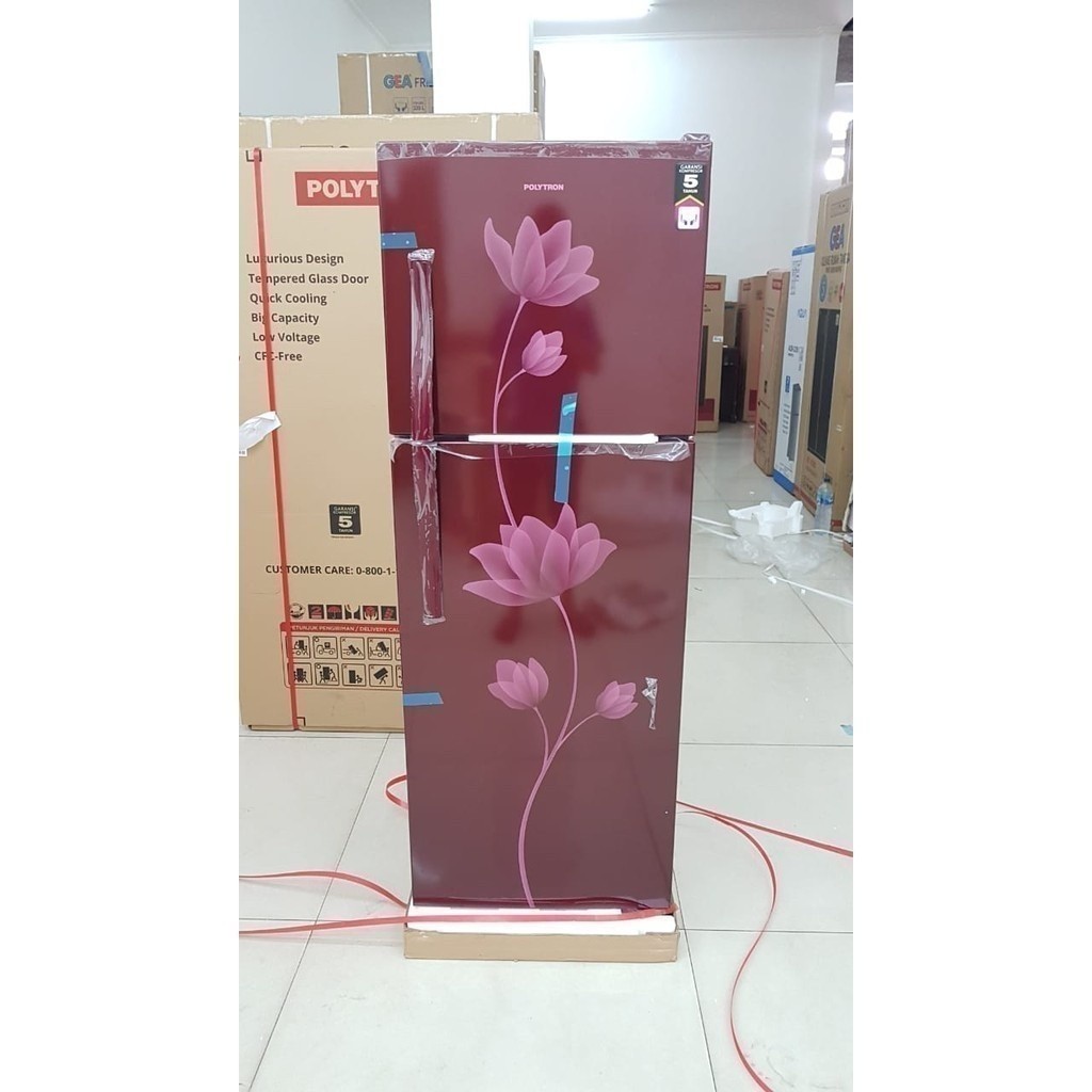 Jual Kulkas 2 Pintu POLYTRON PRB 219 R/B 220 Liter Tanpa Bunga Es ...