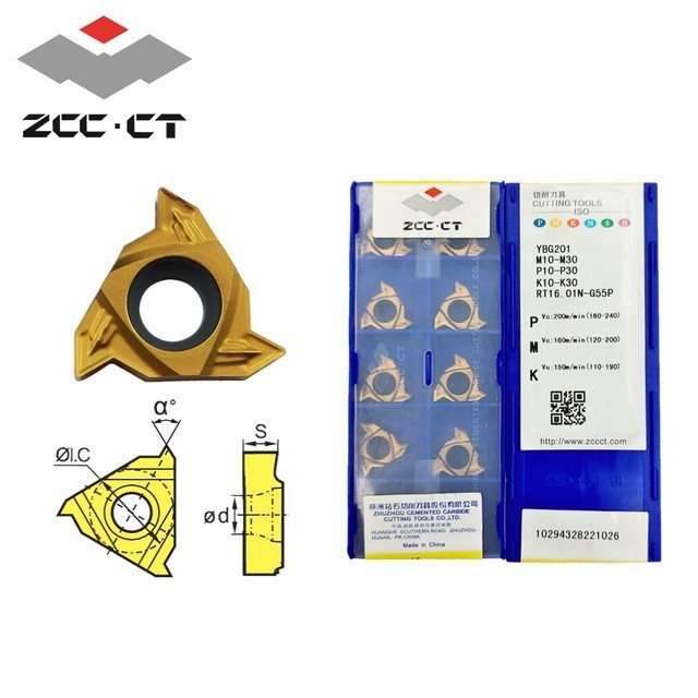Jual Insert RT16 01N G55P ZCC CT Pahat Bubut RT 16 01N Mata