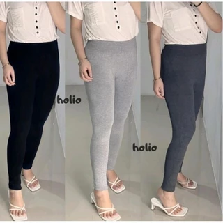 SOJUN - Leging Wanita Soft Rayon Kaos L - XXXL - Legging Wanita Panjang Kaos - Lejing Wanita Polos