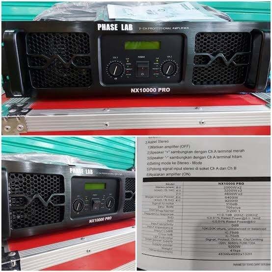Jual Power Amplifier Phase Lab NX 10000 Pro ORIGINAL Resmi Shopee