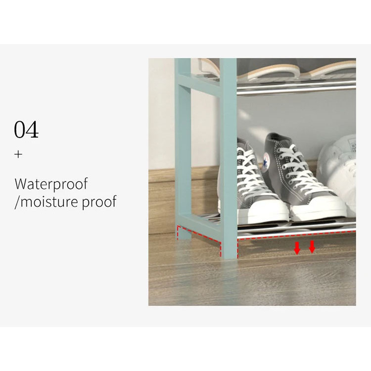 Jual Rak Sepatu Shoes Rack Home Organizer Steel 5 Layer Ukuran 75 x 19 ...