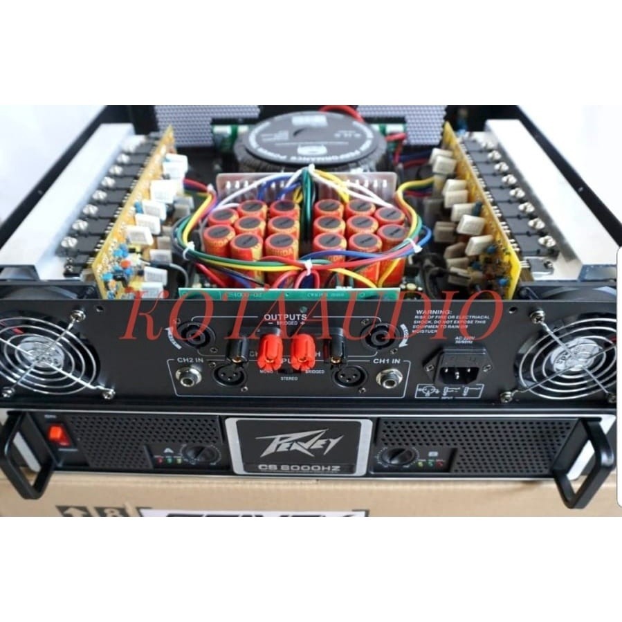 Jual Power Amplifier Peavey CS 8000 HZ Amplifier CS 8000HZ GRADE AA ...