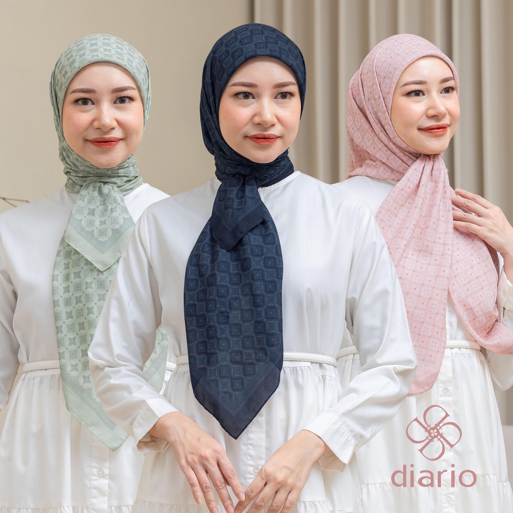 Diario Ultrafine Alyssa Scarf Kerudung Segi Empat
