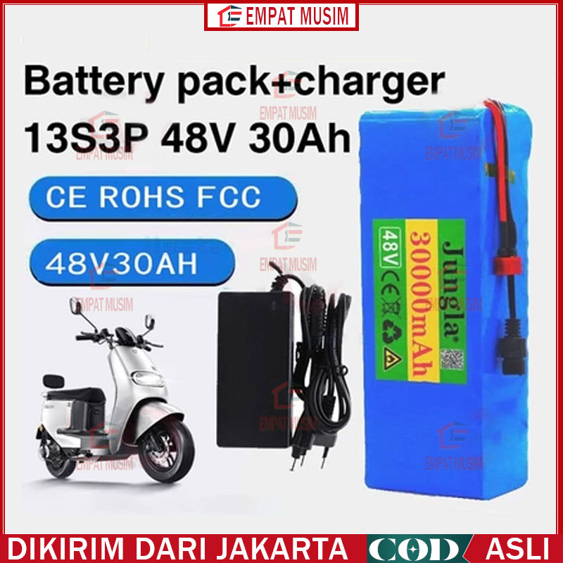 48V 28Ah Rechargeable Lithium Battery Pack For Electric Bike - Lithium