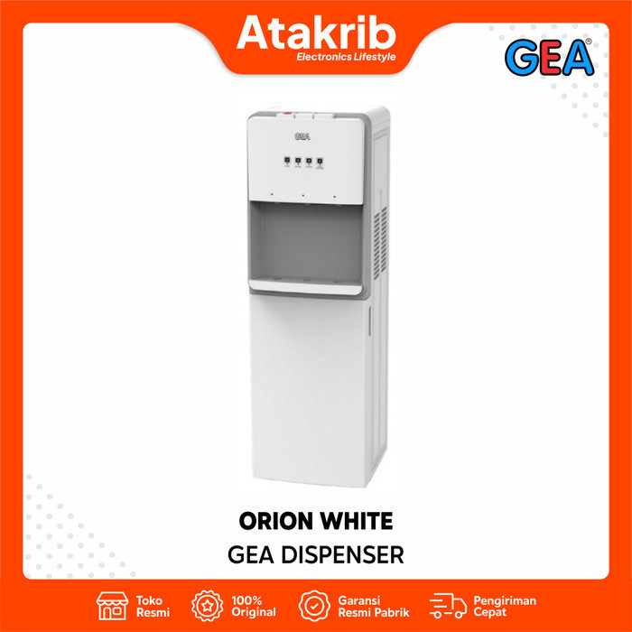 Jual GEA DISPENSER ORION WHITE Galon Bawah Kompresor | Shopee Indonesia