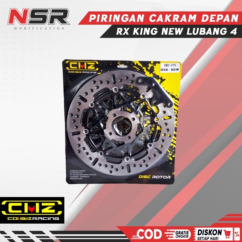 Jual DISC PIRINGAN COMBIZ BULAT BRB-015 RX KING NEW RXS RXZ RX KING ...