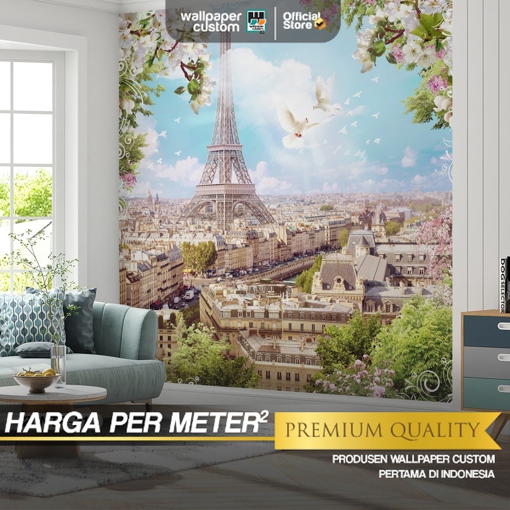 Jual Wallpaper Custom - Wallpaper Custom Ruang Tamu - Wallpaper Custom