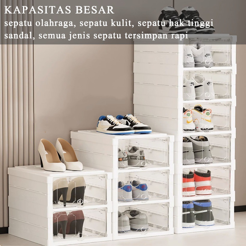 Jual Rak Sepatu Bentuk Box Plastik - Box Sepatu 1x6 Pico Serbaguna ...