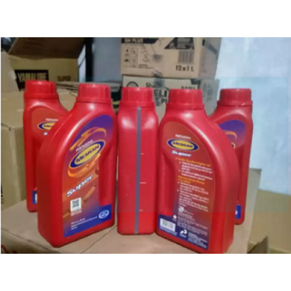 Jual Murah Paket 5 Botol Oli Pertamina Mesran Super 0.8L Sae 20W-50 ...