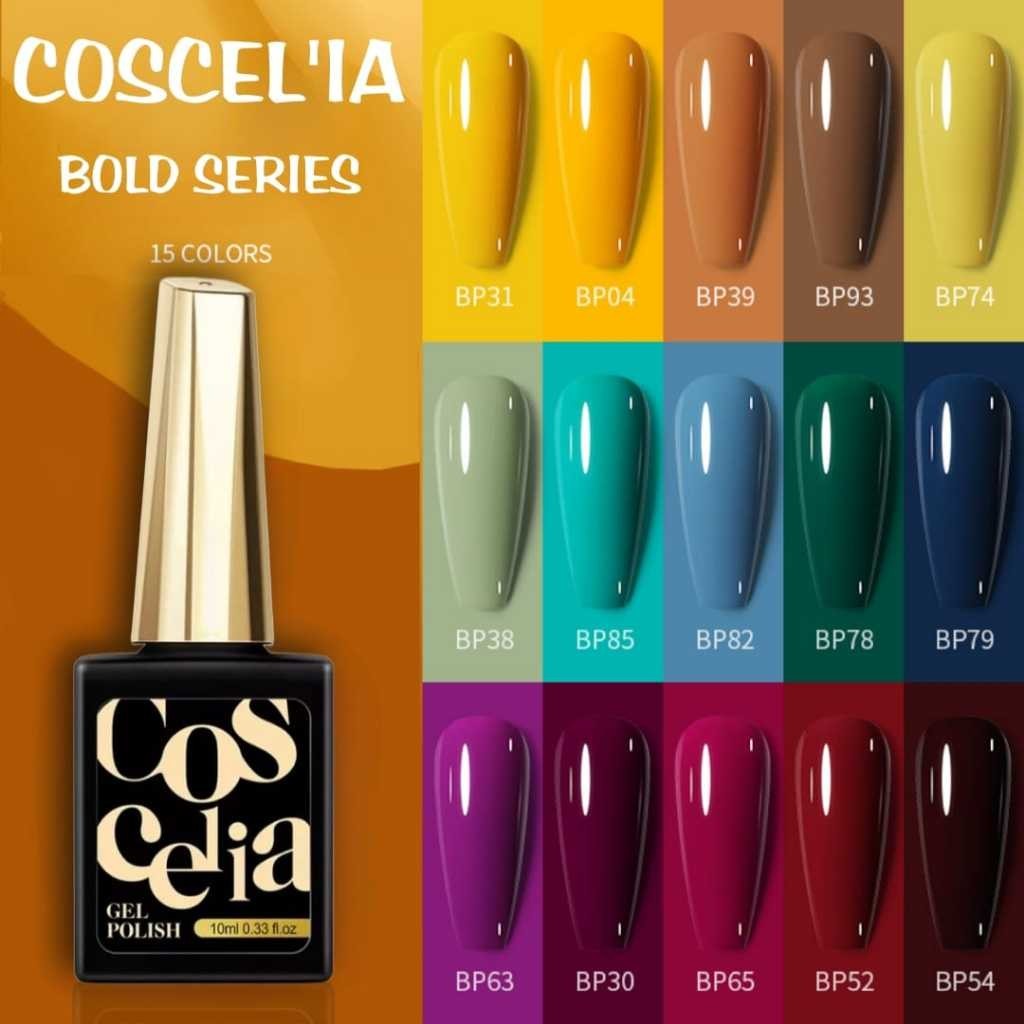 Jual COSCELIA BOLD SERIES Nail Gel Polish UV LED 10 ml / Kutek / Cat