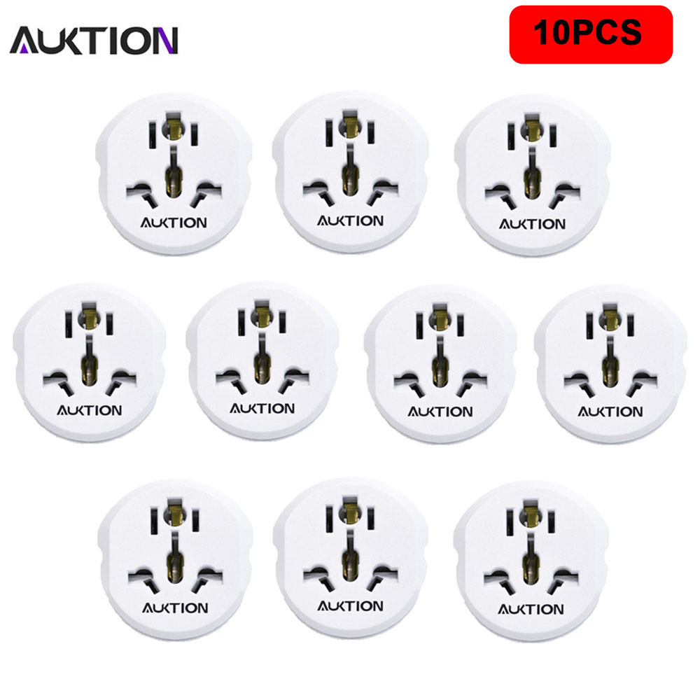 Jual AUKTION 16A Universal EU Converter Adapter 100V-250V US AU CN To ...