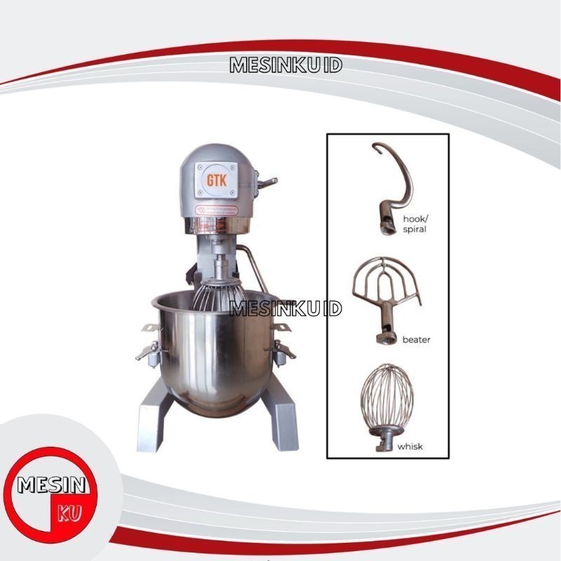 Jual Guataka Planetary Mixer 15 Liter GTK Mixer Adonan Roti B15 ...