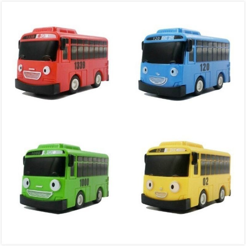 Jual Mainan The Little Bus Mobil Tayo Bis Tayo Pull Back 4 Warna Rogi ...