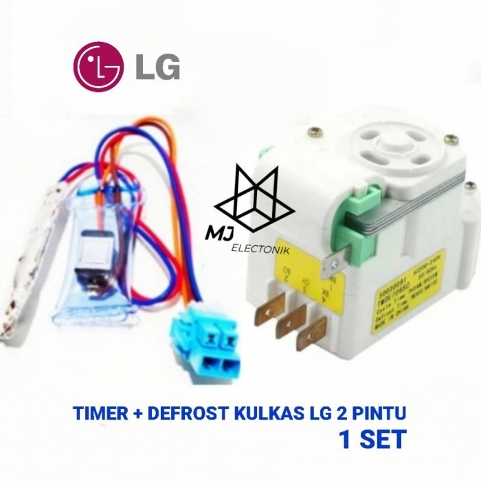 Jual [ 1 SET ]TIMER DEFROST FUSE KULKAS 2 PINTU LG | Shopee Indonesia