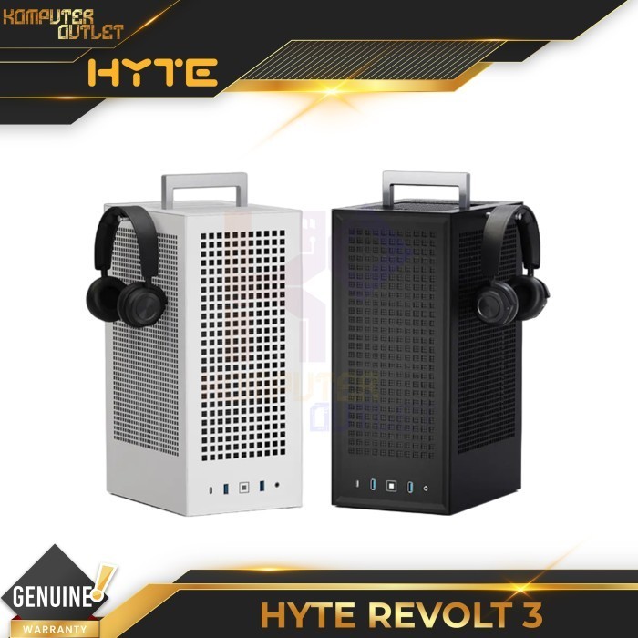 Jual CASING KOMPUTER PC MINI ITX HYTE REVOLT 3 NON PSU - TRAVELLING ...