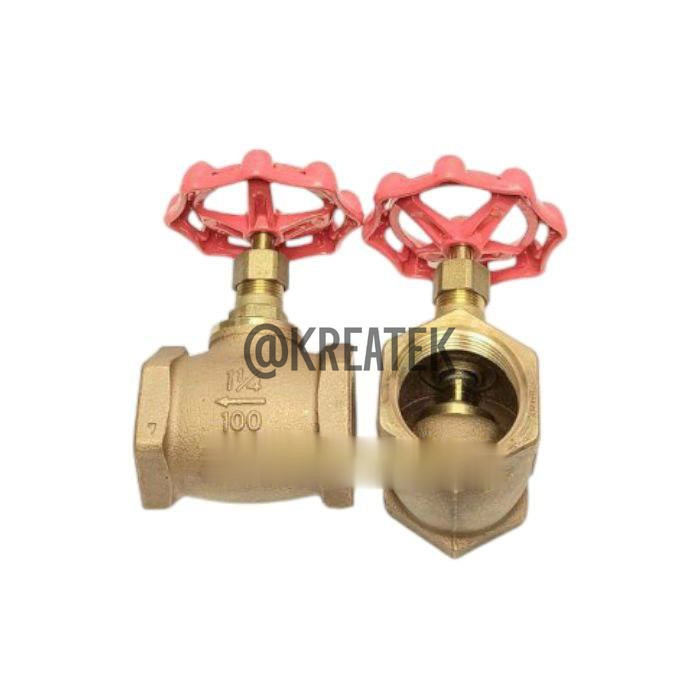 Jual Globe Valve Kitz Brass Kuningan Inch Asa Drat Shopee