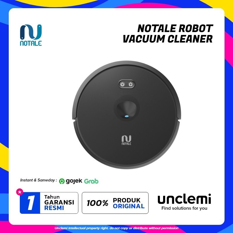 Jual Notale Robot Vacuum Cleaner with UV Sweep Mop Pel Shopee Indonesia