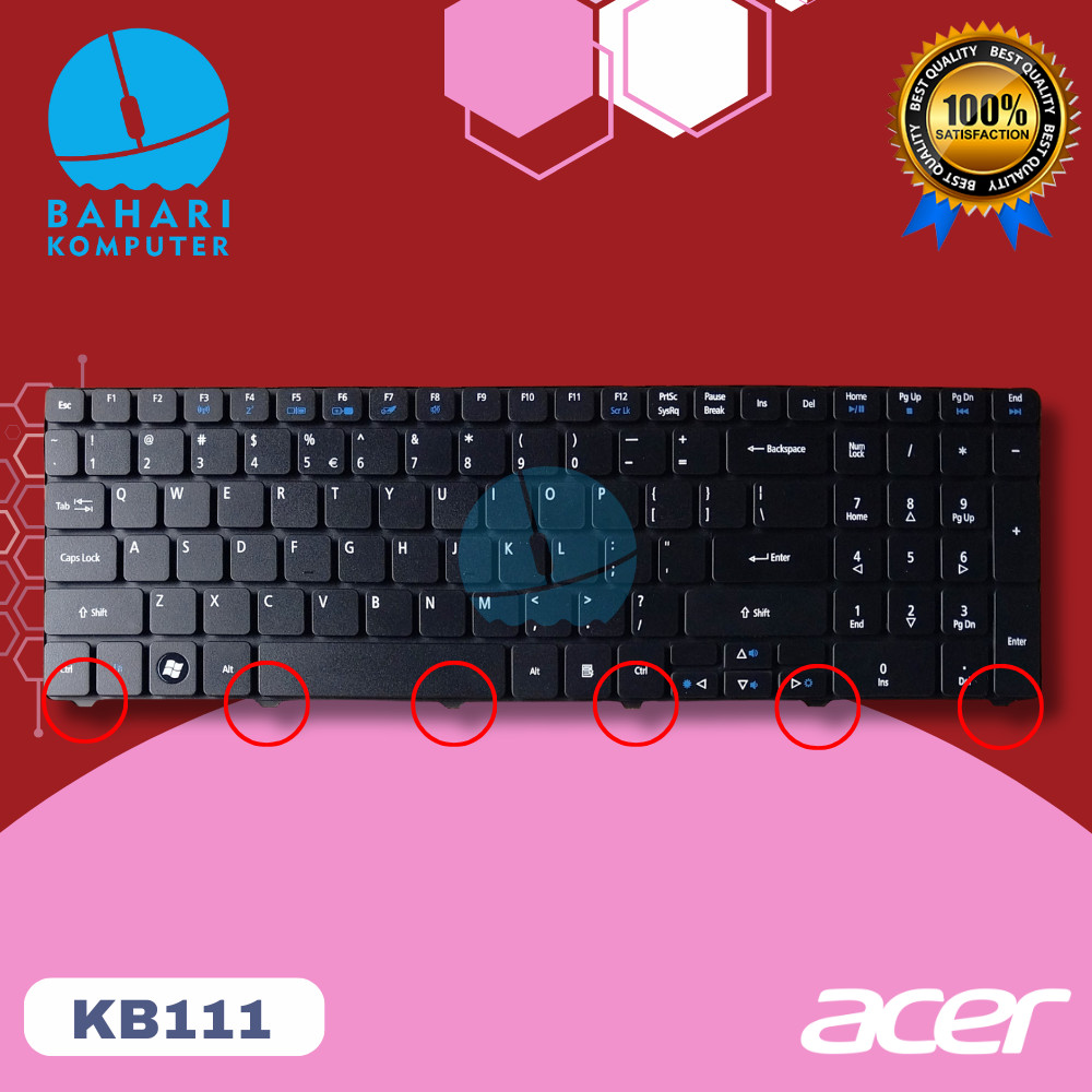 Jual Keyboard Laptop Acer Aspire Timeline 5800 5810 5810T 5536 5536G ...