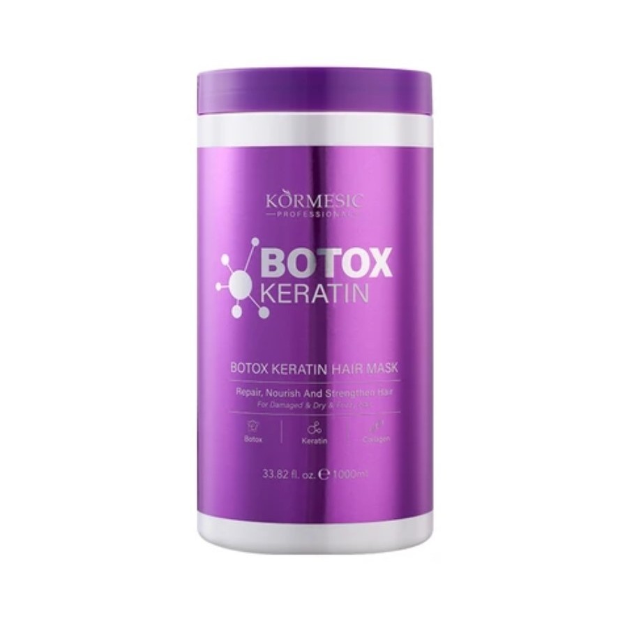 Jual Kormesic Masker Rambut Botox Collagen Keratin 1Kg Perawatan Rambut ...