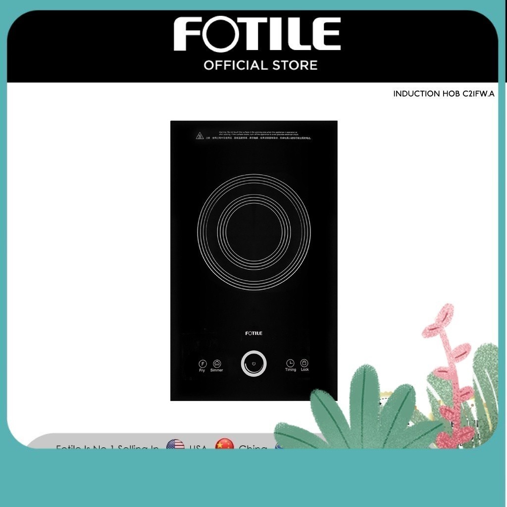 Jual FOTILE Induction Hob / Kompor Tanam Induksi 1 Tungku C21FW.A