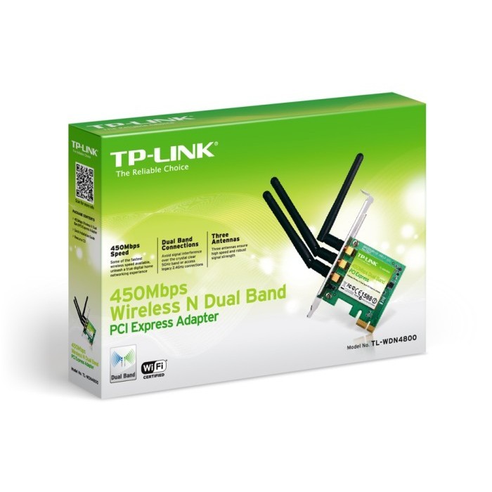 Jual TP-LINK TL-WDN4800 : 450Mbps Wireless N Dual Band PCI Express ...