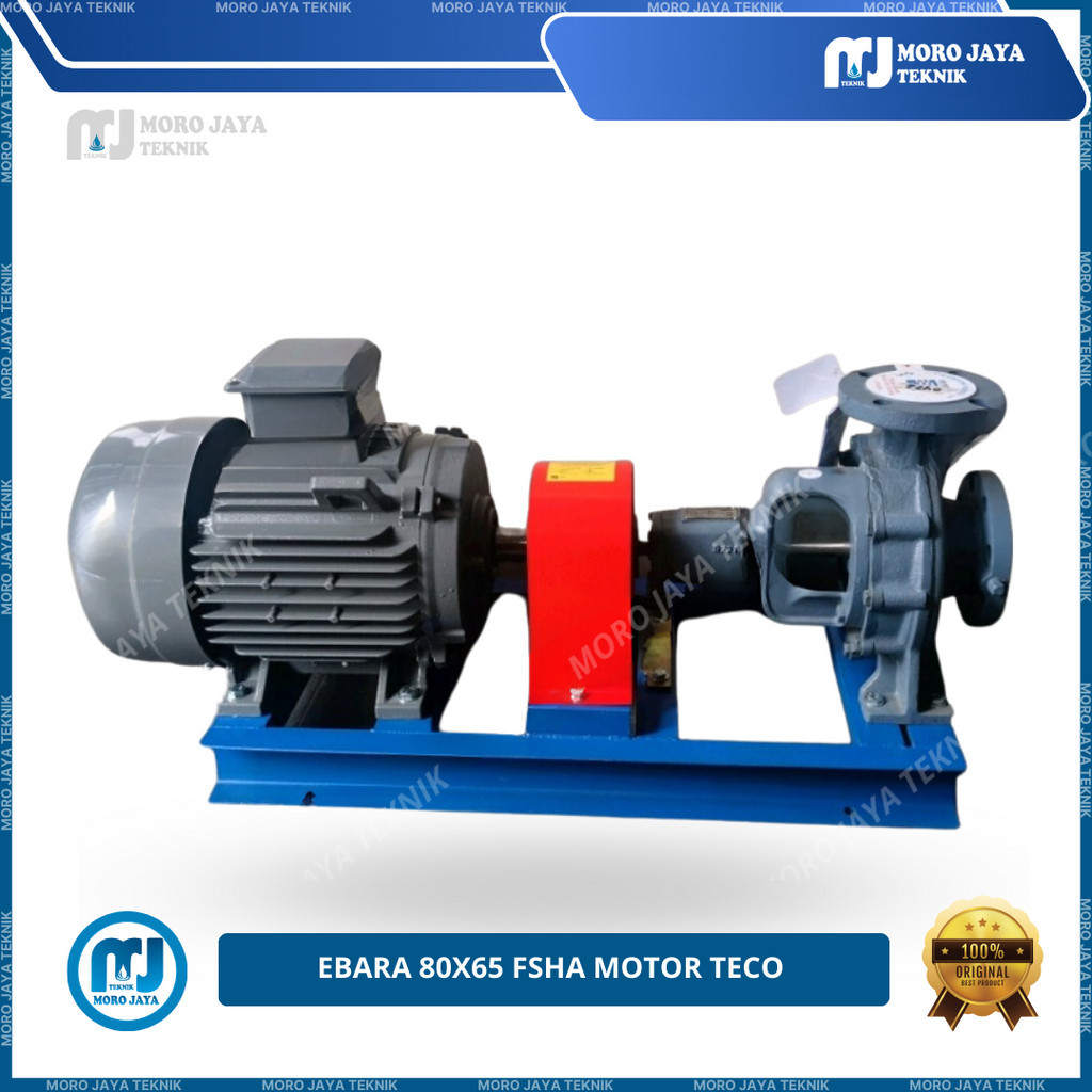 Jual Pompa Ebara 80x65 FSHA Motor Teco 11 KW 15 HP 2900 Rpm | Shopee ...