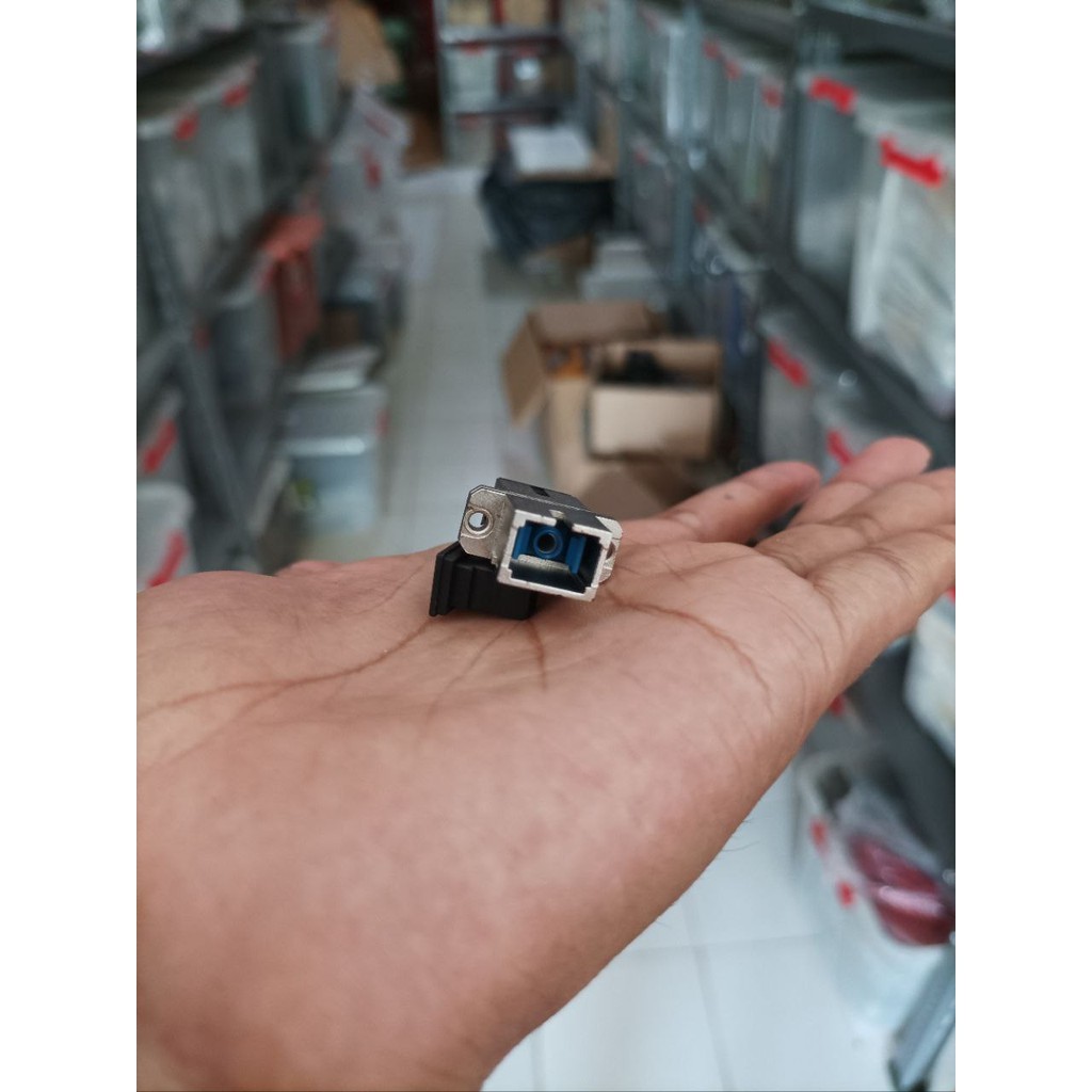 Jual Satu Pcs Adapter Barrel Connector SC METAL | Shopee Indonesia