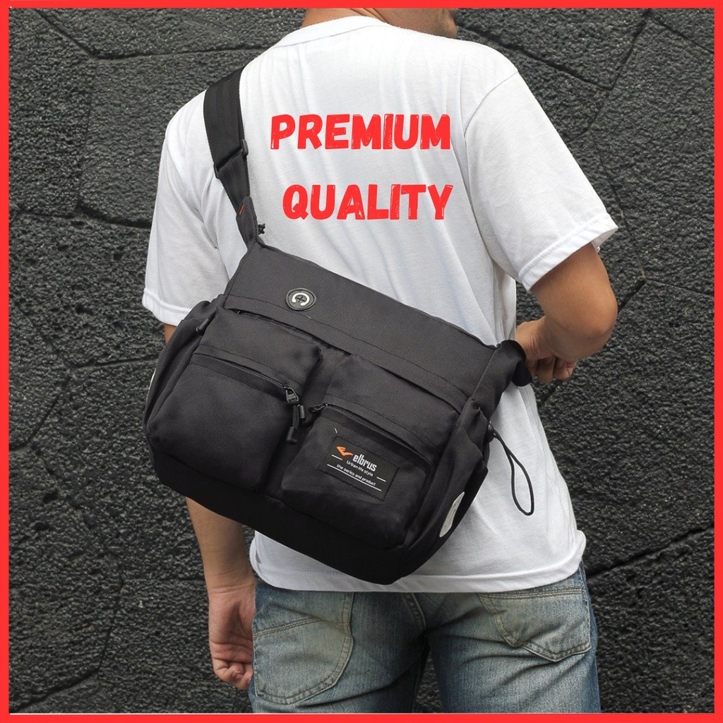 Jual Tas Selempang Pria Sling Bag Slempang Kerja Distro Terbaru Besar