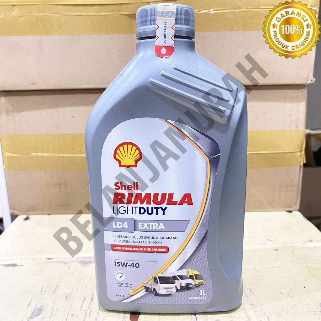 Jual Oli Mesin Diesel Shell Rimula LightDuty LD4 Extra 15W-40 1L / 1 ...