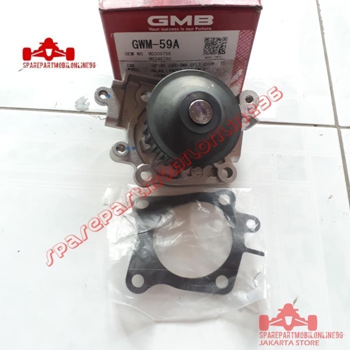 Jual Water Pump Pompa Air Mitsubishi Lancer CK4 1997 EVO 4 5 GMB JAPAN ...