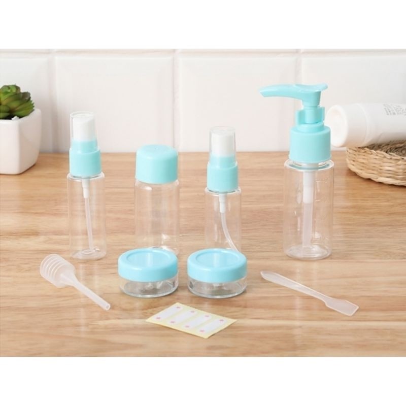 Jual Travel Kit bottle 7 in 1 / Empty Bottle Travel / Travel Pack Set