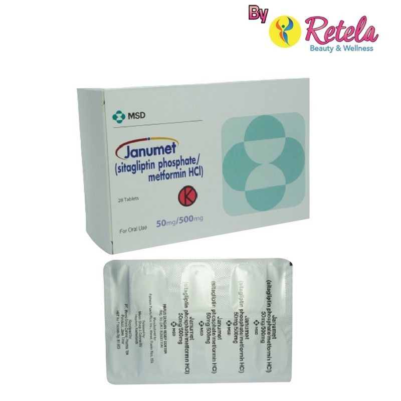 Jual JANUMET 50MG/500MG 1 BLISTER 7 TABLET Shopee Indonesia