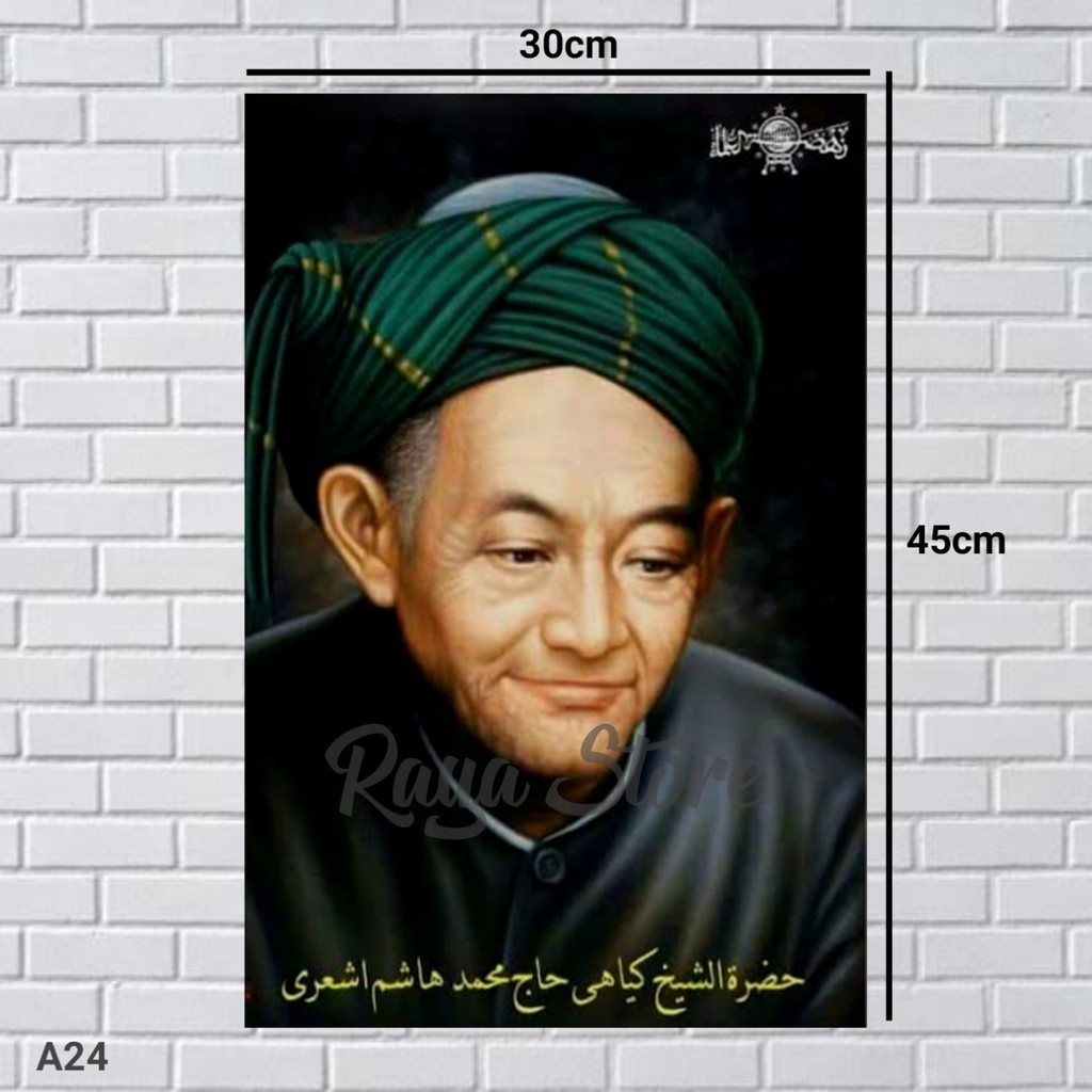 Jual POSTER KYAI HASYIM ASYARI / POSTER HABIB / POSTER ULAMA / POSTER ...